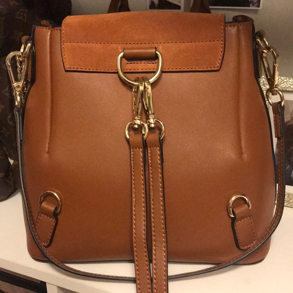 Brown Chain Handbag Backpack - Picture 4 of 10